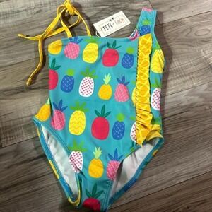 New‎ Pete & Lucy Pineapple One Piece Swimsuit Size 3